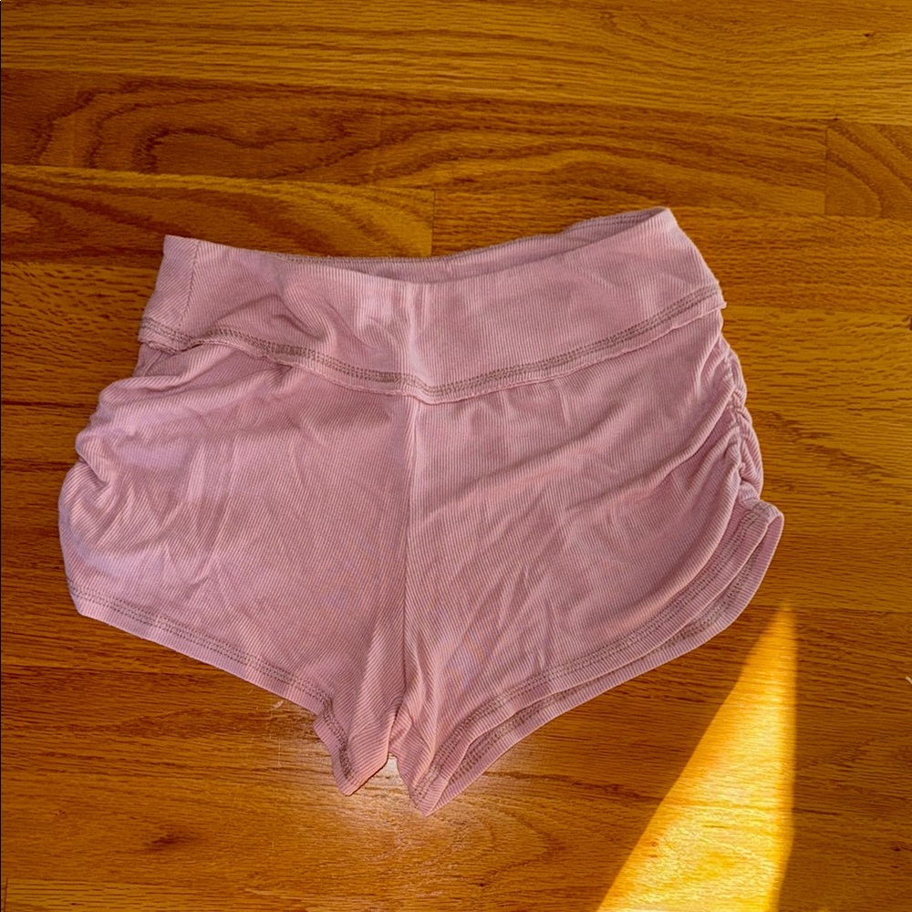 Out from Under light pink sleep shorts